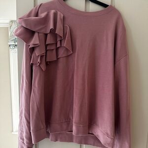 Ted Baker Ruffle Sweatshirt
